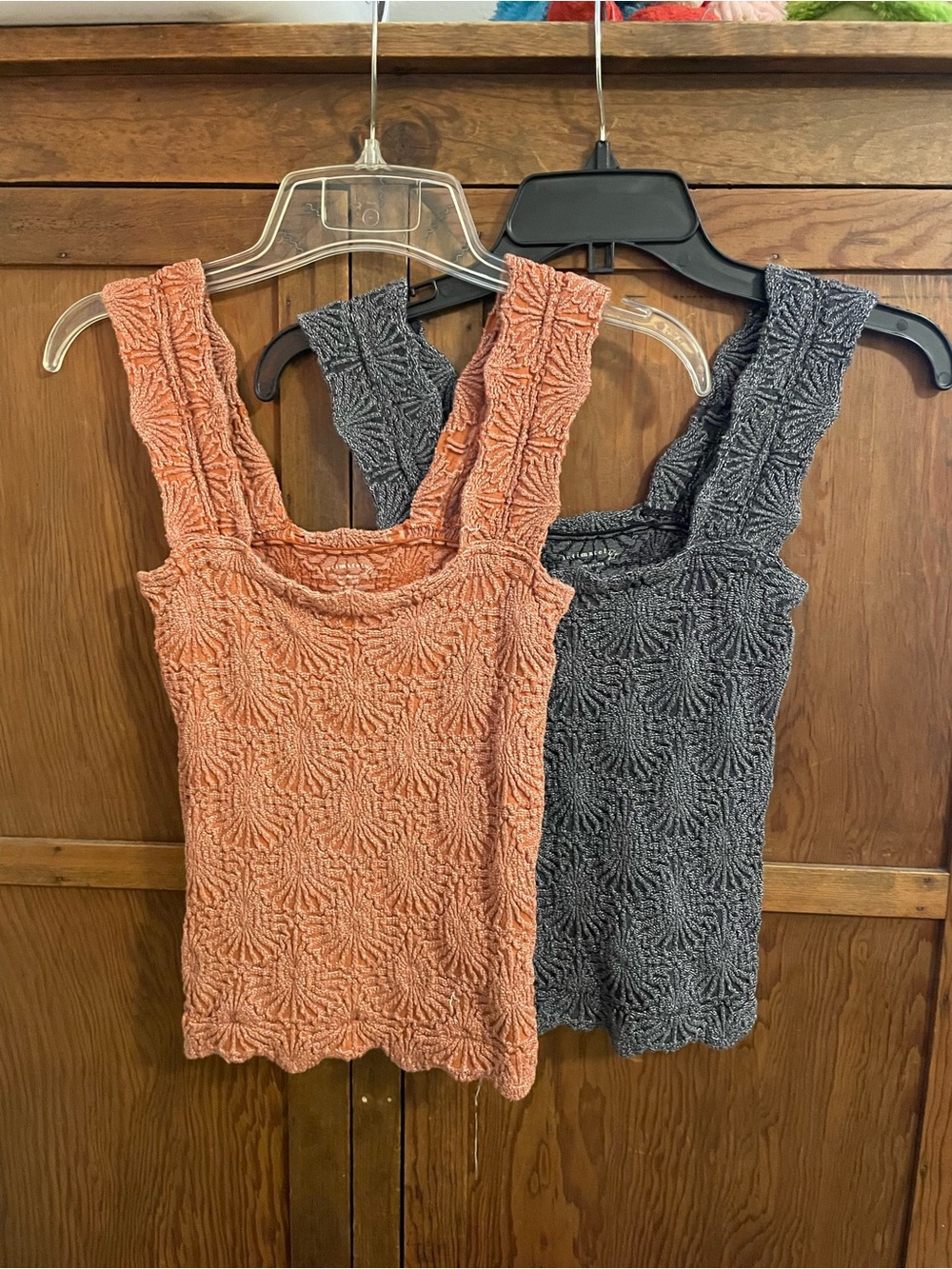 Set of 2 Free People love letter cami